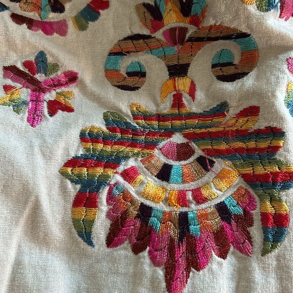 Corey Lynn Calter Multicolor Embroidered A-Line Skirt - Picture 11 of 11